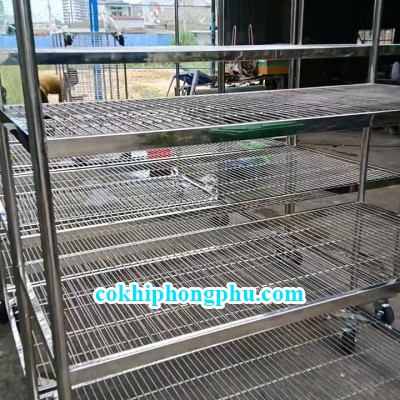 xe đẩy inox đa năng