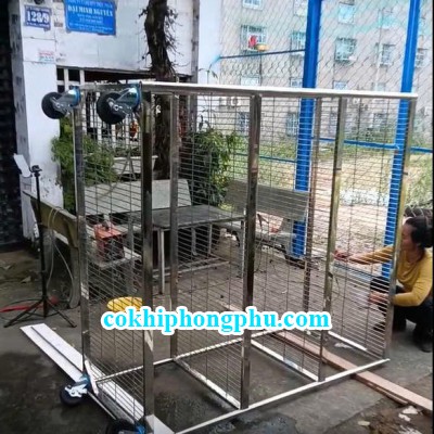 xe đẩy inox đa năng