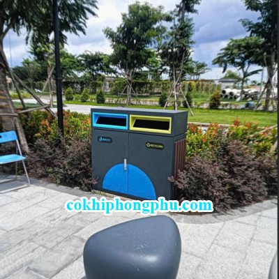 THÙNG RÁC INOX CÔNG CỘNG
