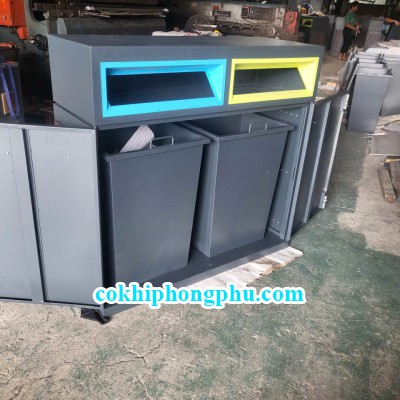 THÙNG RÁC INOX CÔNG CỘNG